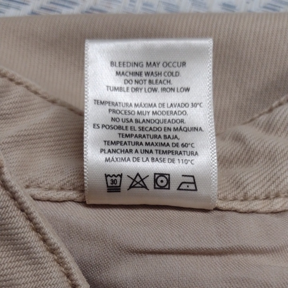 Hidden Women Khaki Cropped Wide-Leg Jeans Size 29 - Picture 8 of 15